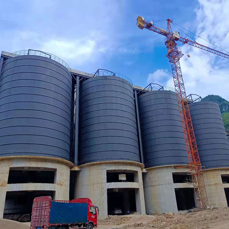 秦皇岛骨料钢板仓建造施工周期从规划到竣工的每一步